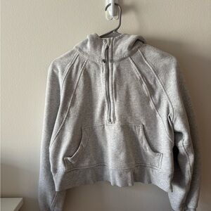 lululemon athletica Light Gray Women's Scuba hoodie